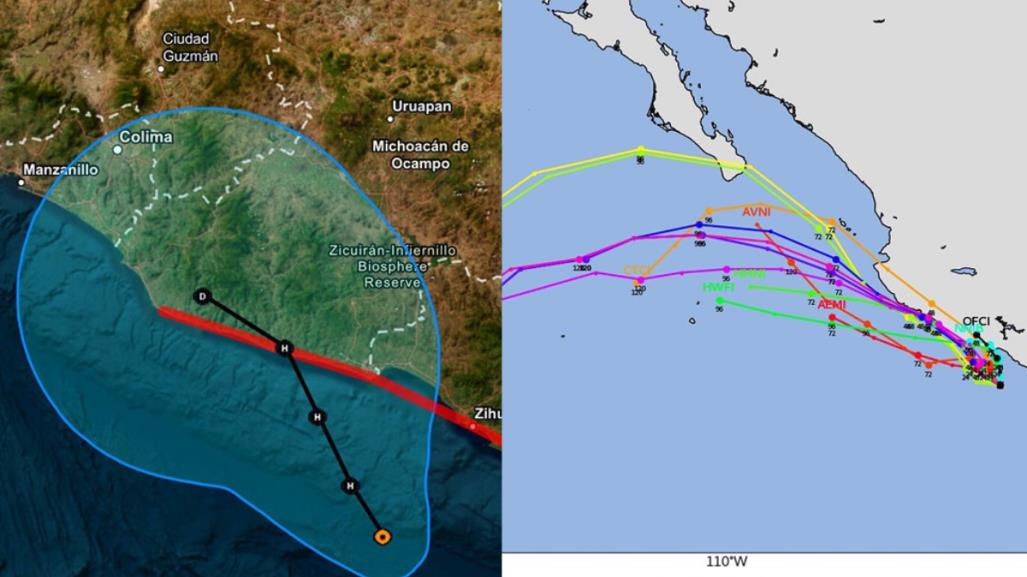 Se prevé un doble impacto del huracán John en territorio mexicano