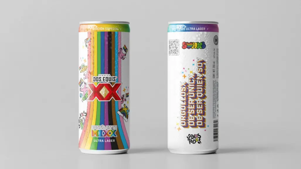 Dos Equis presenta latas especiales para celebrar el Pride