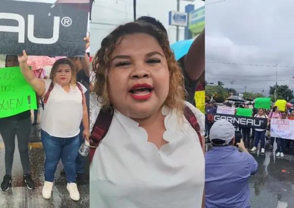 Trabajadores de Louis Garneau exigen justicia bajo la lluvia tras cierre