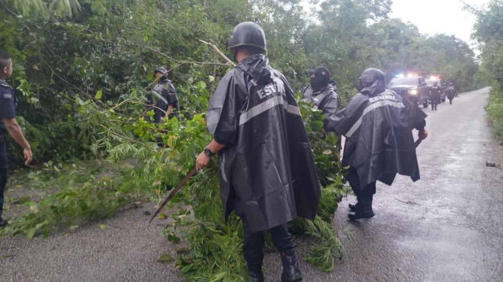 SSP refuerza operativo de asistencia a comunidades tras efectos de Helene