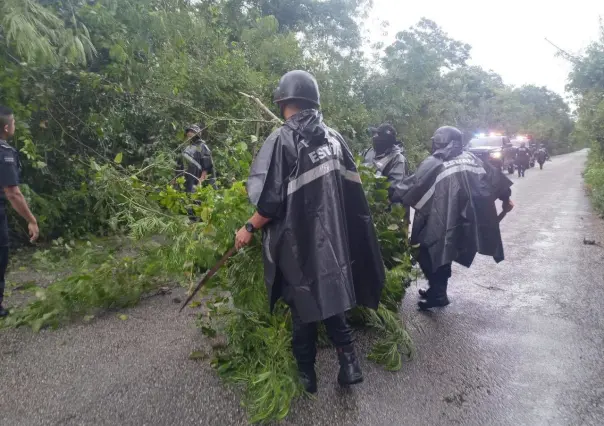 SSP refuerza operativo de asistencia a comunidades tras efectos de Helene