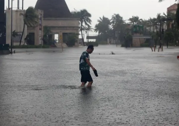 Huracán Helene deja daños materiales en Quintana Roo