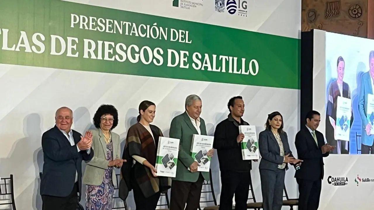 Presentación de Atlas de Riesgo de Saltillo / Foto: Claudia Almaraz