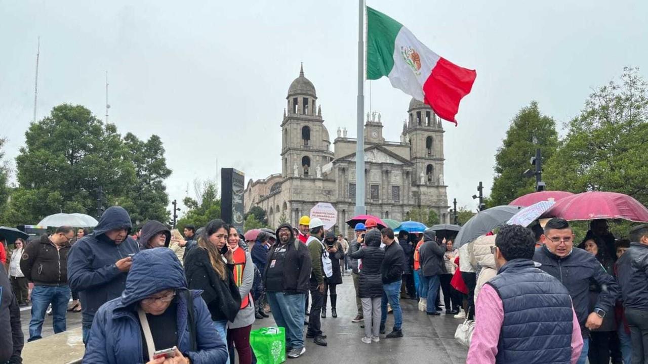 Autoridades de Toluca realizan monitoreo tras sismo de 5.3. Foto: POSTA