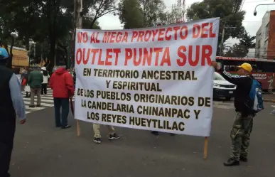 Protestan contra construcciones en Coyoacán que afectan suministro de agua