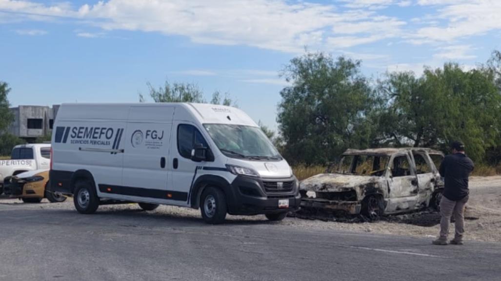 Queman camioneta con cuerpo en su interior en la carretera Reynosa- San Fernando