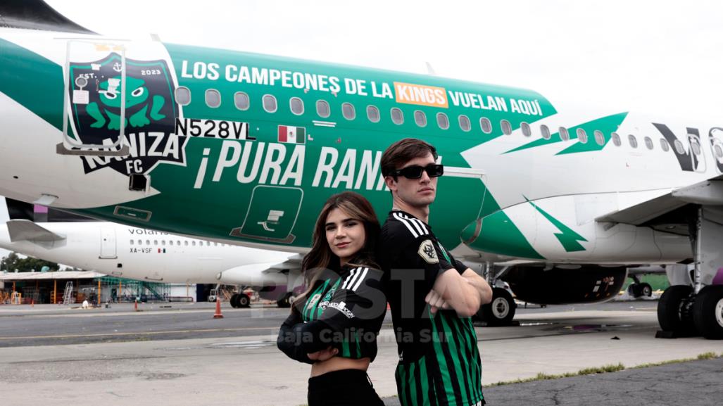 La Raniza FC estrena avión personalizado junto a Volaris