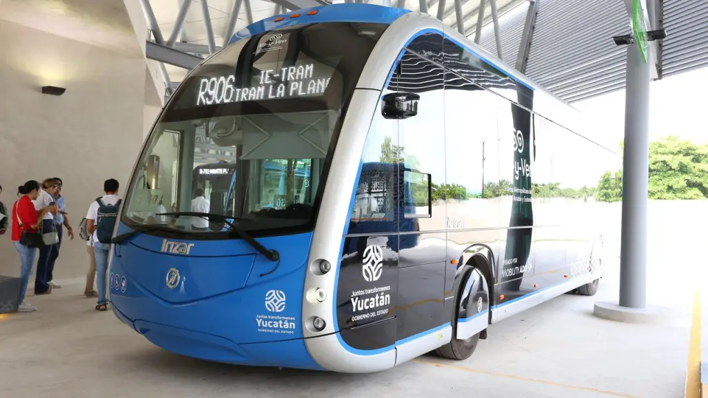 Inicia quinta ruta eléctrica Ie-tram entre La Plancha y Umán en Yucatán