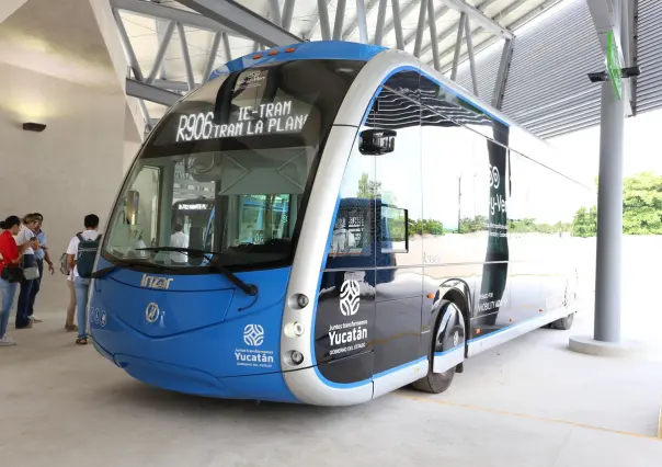 Inicia quinta ruta eléctrica Ie-tram entre La Plancha y Umán en Yucatán