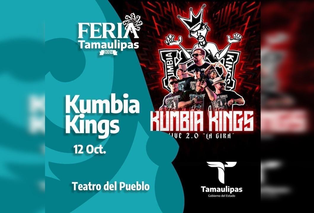 Los Kumbia Kings en la Feria Tamaulipas 2024. Foto: Sanju Pineda