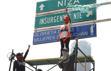 Activistas renombran Reforma como Glorieta de las Mujeres