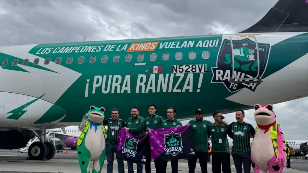 ¡Raniza FC sorprende con su imagen en avión de Volaris!