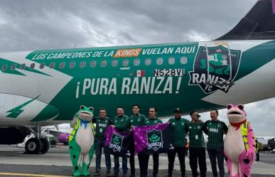 ¡Raniza FC sorprende con su imagen en avión de Volaris!