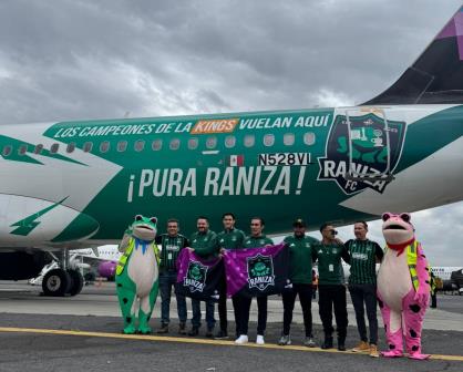 ¡Raniza FC sorprende con su imagen en avión de Volaris!