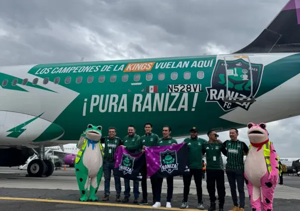 ¡Raniza FC sorprende con su imagen en avión de Volaris!