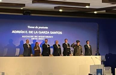 Adrián de la Garza toma protesta como alcalde de Monterrey