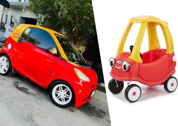 ¿Infancia desbloqueada? Se viraliza smart Cozy Coupe en Piedras Negras