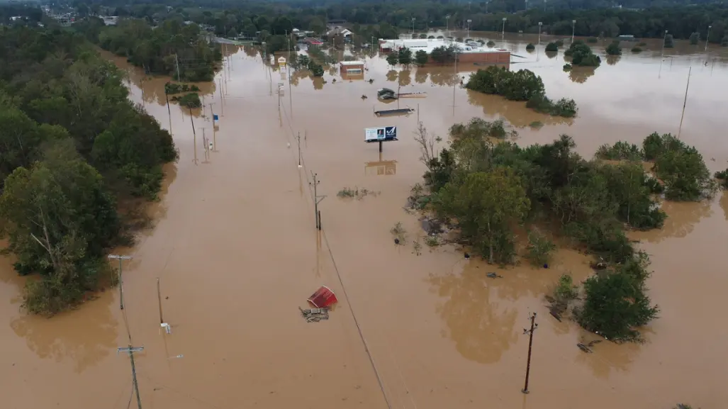 Devastadoras inundaciones en Estados Unidos tras el paso del huracán Helen