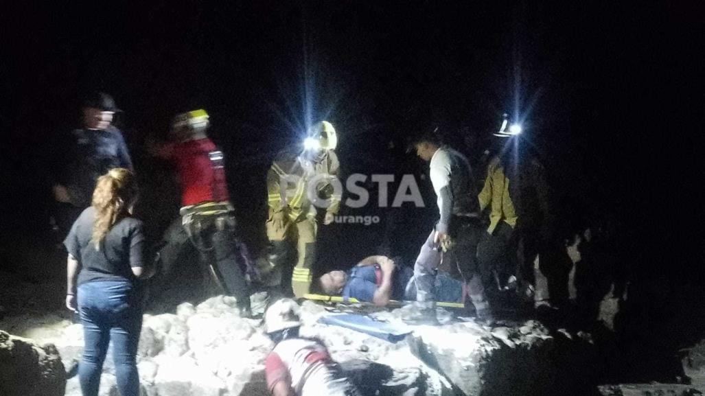 Rescatan a persona que cayó en una quebrada de la Peña del Águila (VIDEO)