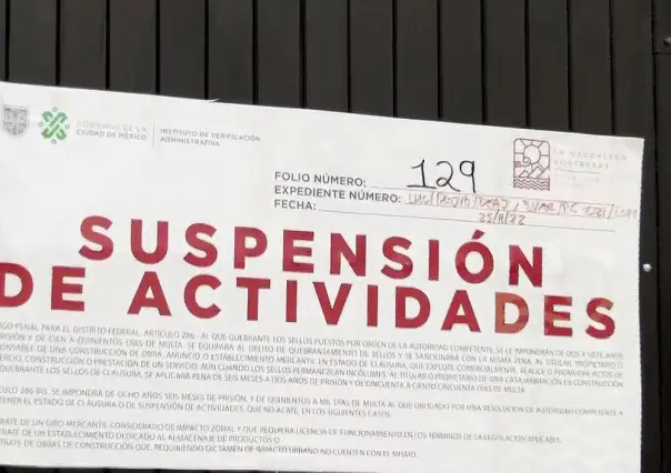 Congreso capitalino va contra quien viole sellos de clausura