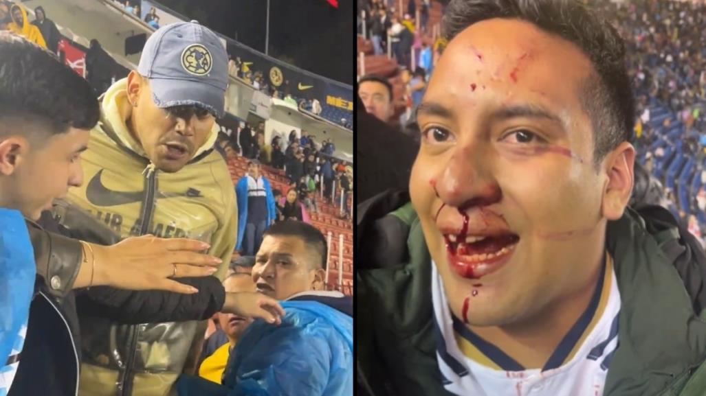 Clásico Capitalino: Buscan a sujetos que golpearon a fanáticos de Pumas