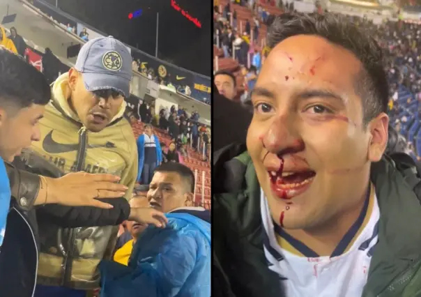 Clásico Capitalino: Buscan a sujetos que golpearon a fanáticos de Pumas