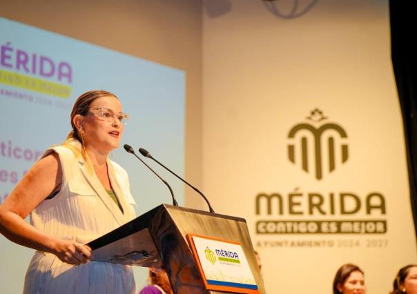 Cecilia Patrón rinde cuentas a 30 días de iniciar su gestión en Mérida