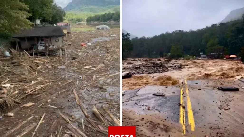 Tragedia en EUA: más de 100 muertos y 600 desaparecidos tras huracán Helene