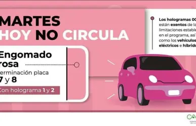 Conoce el Hoy no circula de hoy martes 1 de octubre