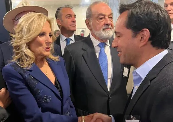 Mauricio Vila Dosal se encuentra con Jill Biden, primera dama de EE. UU.