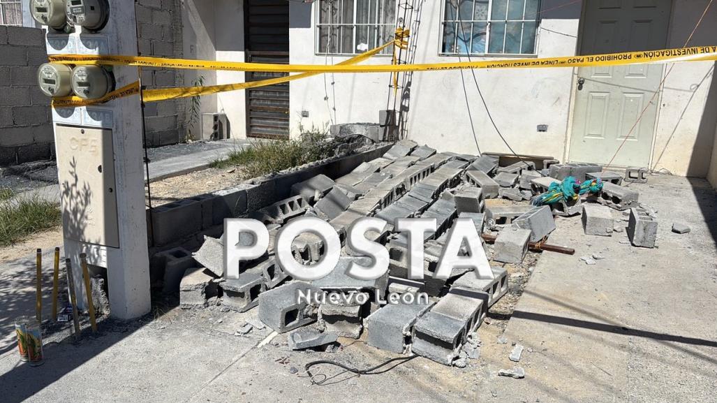 Mueren dos niñas tras ser aplastadas por una barda en García