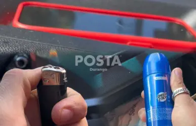 Estos objetos pueden explotar en tu carro con el calor de Durango