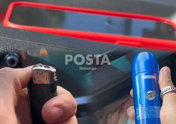 Estos objetos pueden explotar en tu carro con el calor de Durango