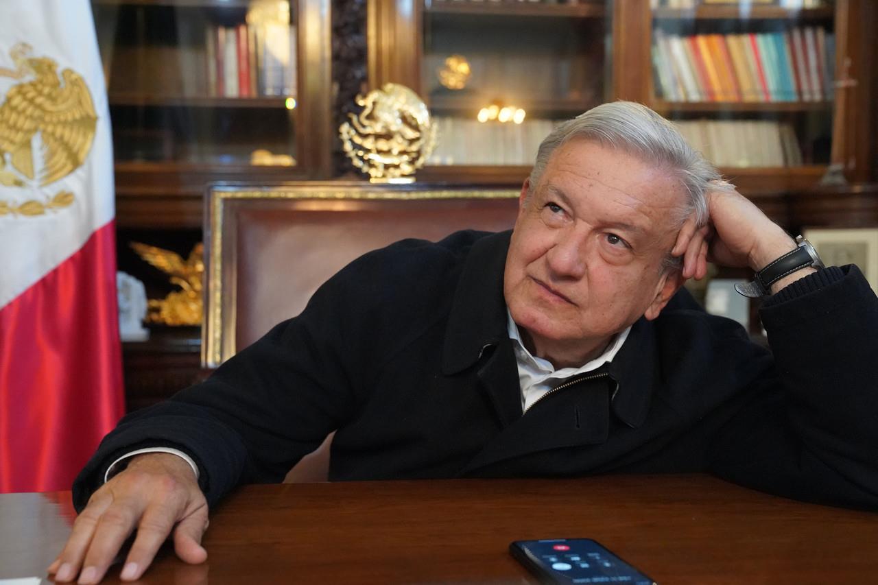 AMLO en Palacio Nacional. Foto: @lopezobrador_