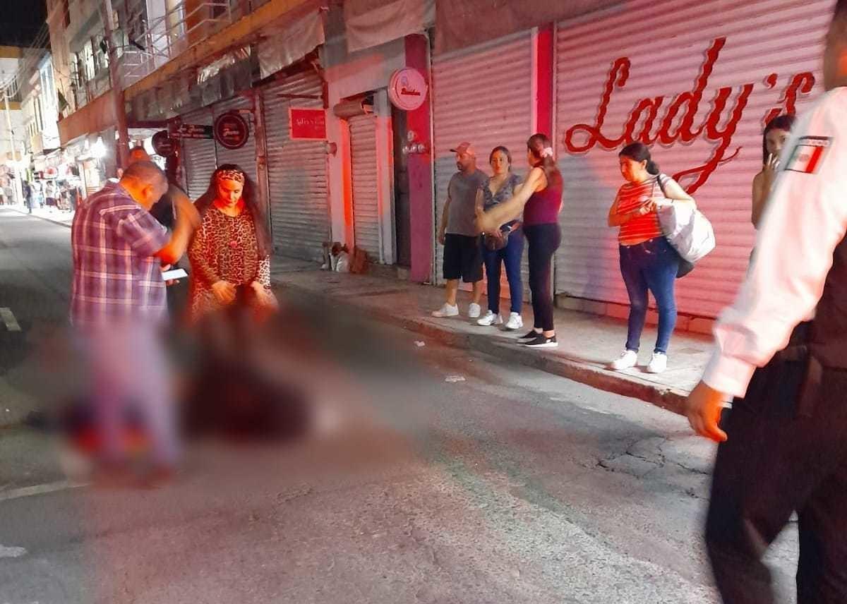 Muere una adulta mayor en el Centro de la Capital del Estado. Foto: Especial.