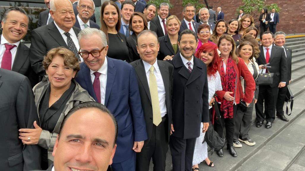 Manolo Jiménez muestra su respaldo a Claudia Sheinbaum en su toma de protesta