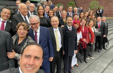 Manolo Jiménez muestra su respaldo a Claudia Sheinbaum en su toma de protesta