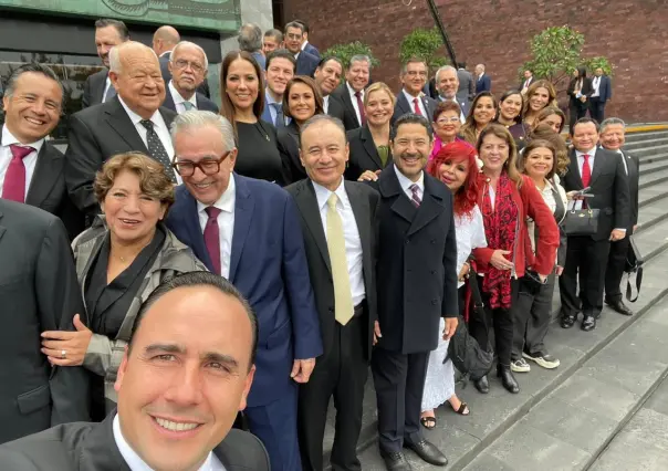 Manolo Jiménez muestra su respaldo a Claudia Sheinbaum en su toma de protesta