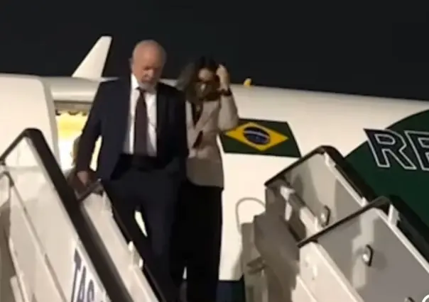 Sufre falla técnica  avión de Lula da Silva tras toma de protesta de Sheinbaum