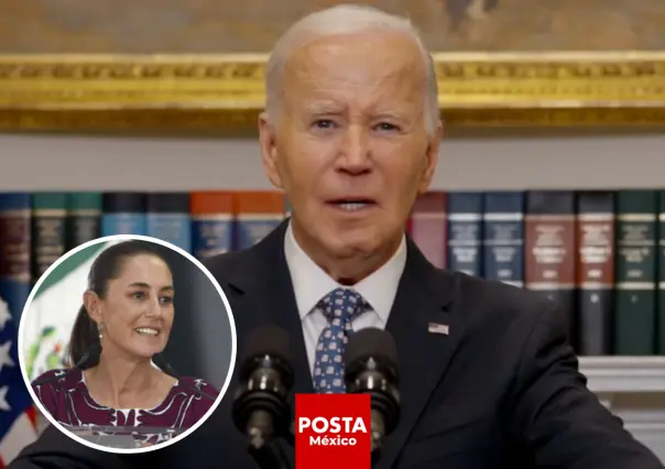 Joe Biden sorprende con mensaje para Sheinbaum, la primera presidenta de México