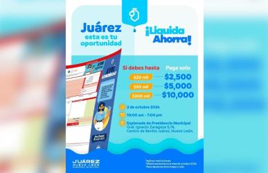 ¿Vives en Juárez y tienes adeudo en Agua y Drenaje? Checa esta información