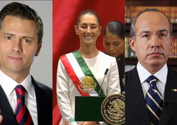 Peña Nieto y Calderón mandan mensaje a Sheinbaum por toma de protesta