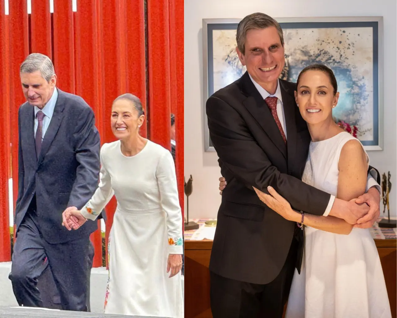 Con la llegada de Claudia Sheinbaum a la presidencia de México, surge la duda sobre el título que recibirá su esposo, Jesús María Tarriba, pues regularmente a las esposas de los presidentes se les llama Primera Dama. Foto: Redes sociales