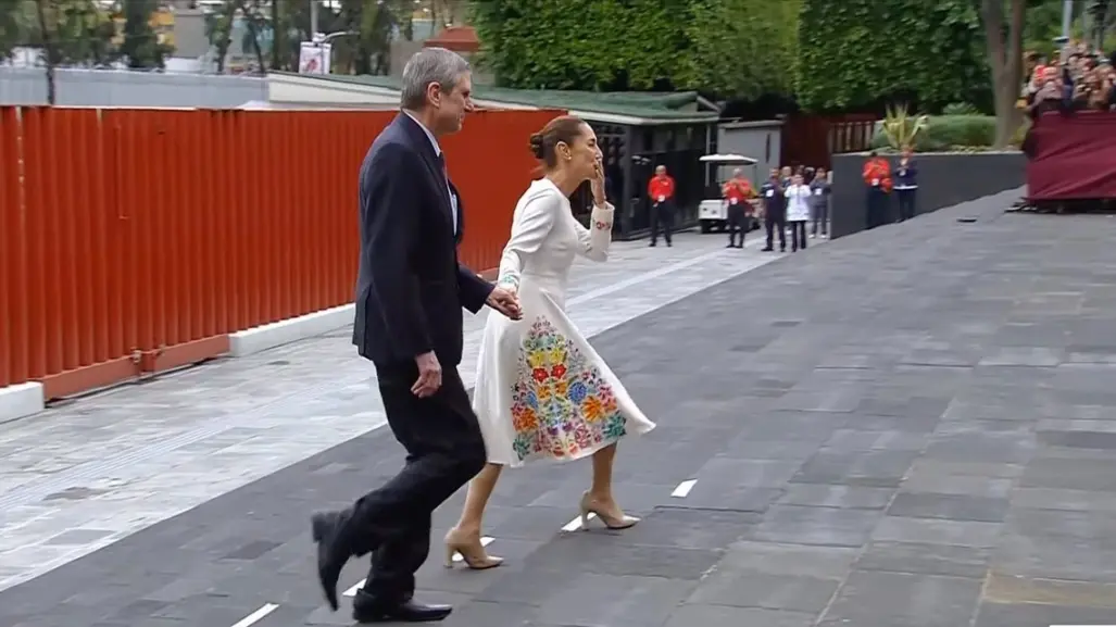 Claudia Sheinbaum llega a San Lázaro para su toma de protesta