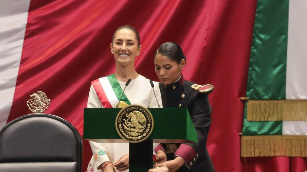 Claudia Sheinbaum destacó a Yucatán en su discurso de toma de protesta