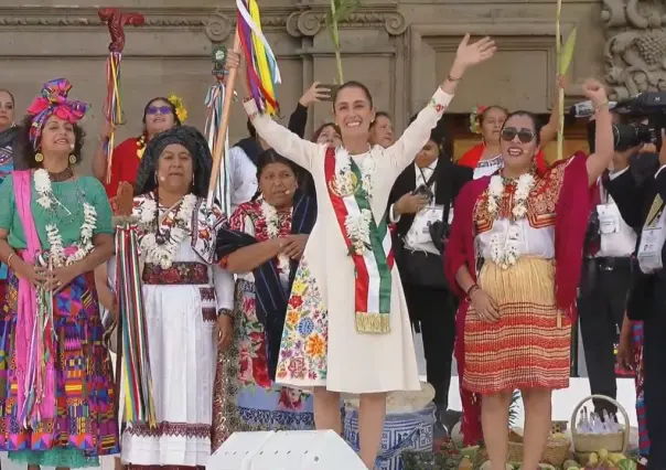 Esto dijo Sheinbaum en su primer mensaje como presidenta al pueblo de México