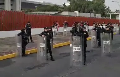 Cámara de Diputados blindada previo a toma de protesta de Claudia Sheinbaum