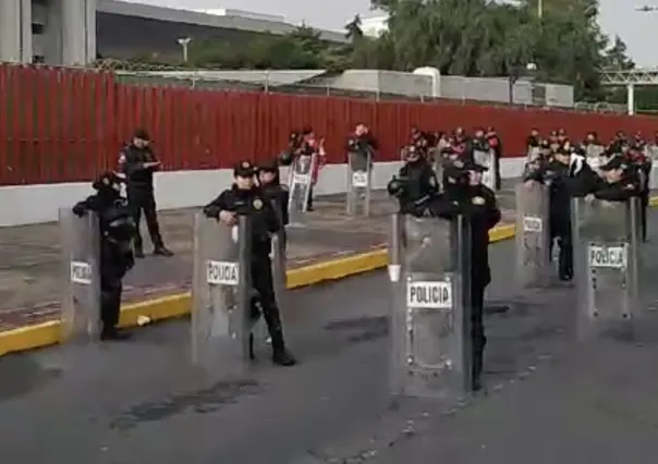 Cámara de Diputados blindada previo a toma de protesta de Claudia Sheinbaum