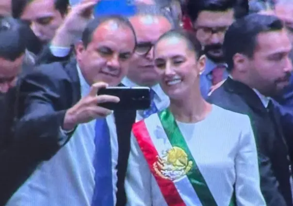 Cuauhtémoc Blanco aparece en toma de protesta de Claudia Sheinbaum