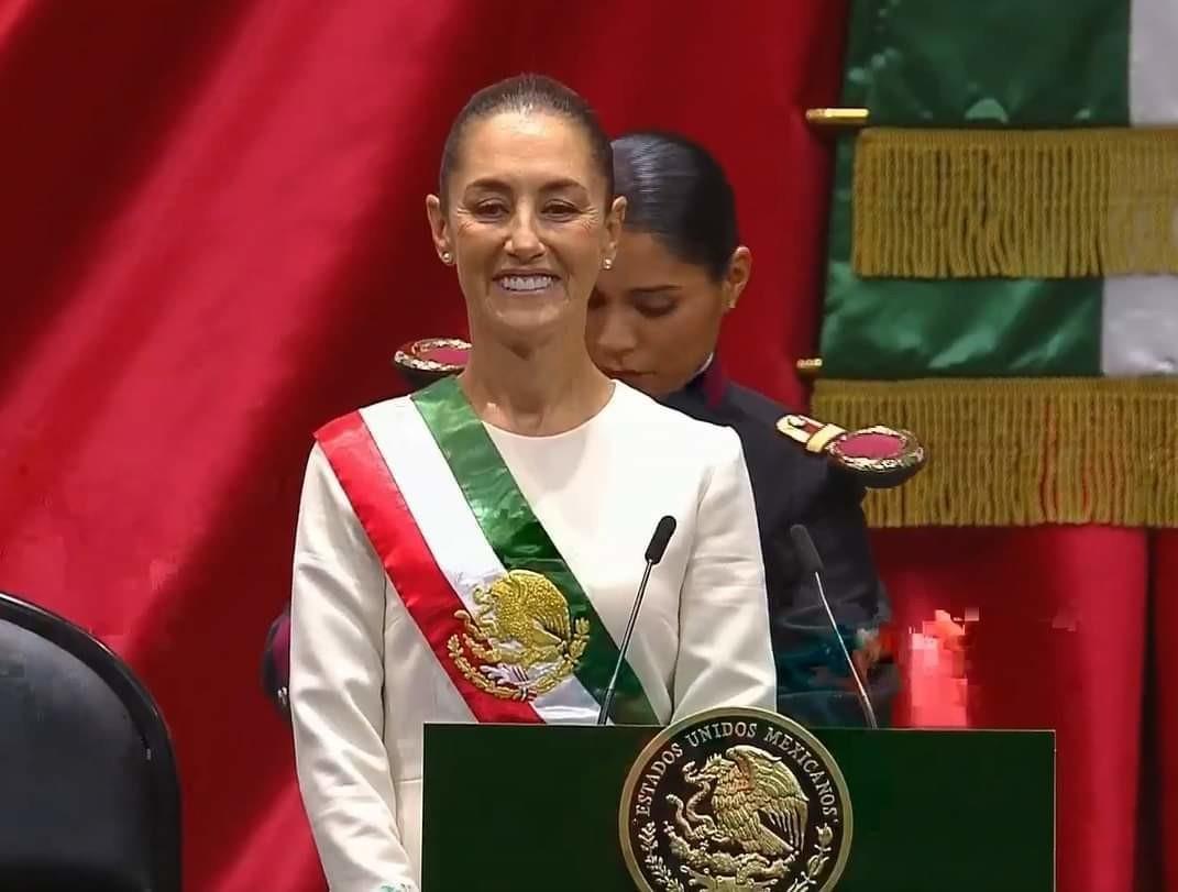 Claudia Sheinbaum tomó protesta como la primera presidenta de México. Foto: Especial